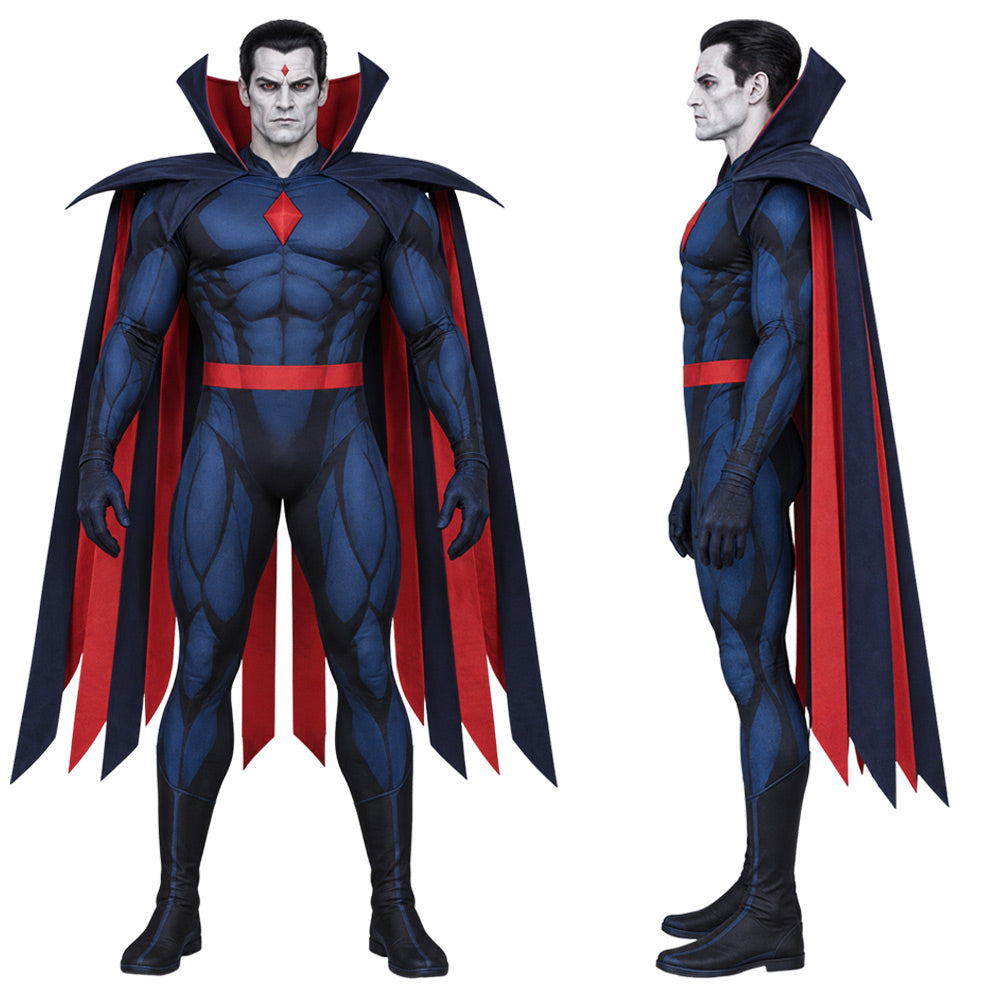 Mister Sinister blau Kostüm Set X-Men '97 Mister Sinister Cosplay Outfit