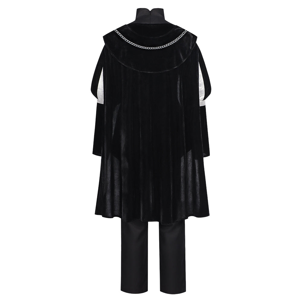 Mittelalter schwarz Kostüm Set Söldner Cosplay Outfit Halloween Karneval Party Suit
