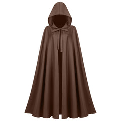 Mittelalterlicher Mantel Kapuzenmantel Mönchsrobe Zauberer Cosplay Kostüm Outfits Halloween Karneval Anzug