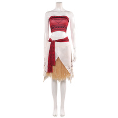 Moana 2026 Vaiana rot Kostüm Set Cosplay Outfit