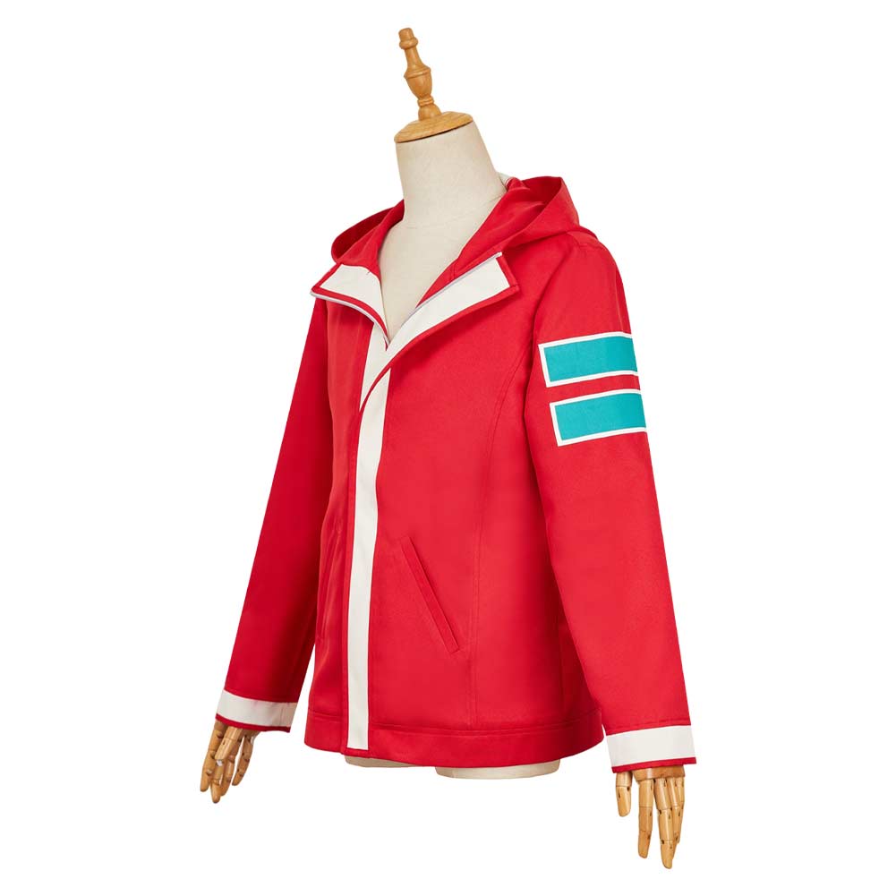 Momo Ayase rote Jacke Dandadan Cosplay Outfits