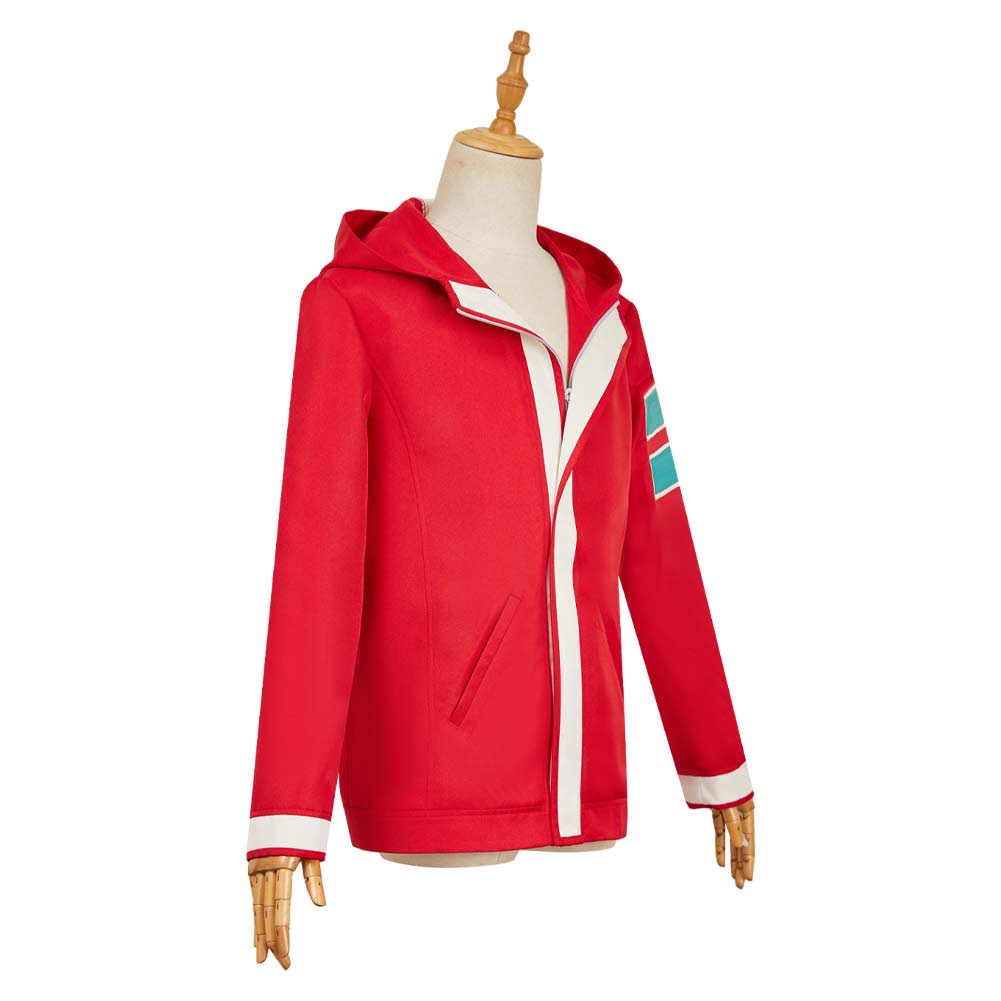 Momo Ayase rote Jacke Dandadan Cosplay Outfits