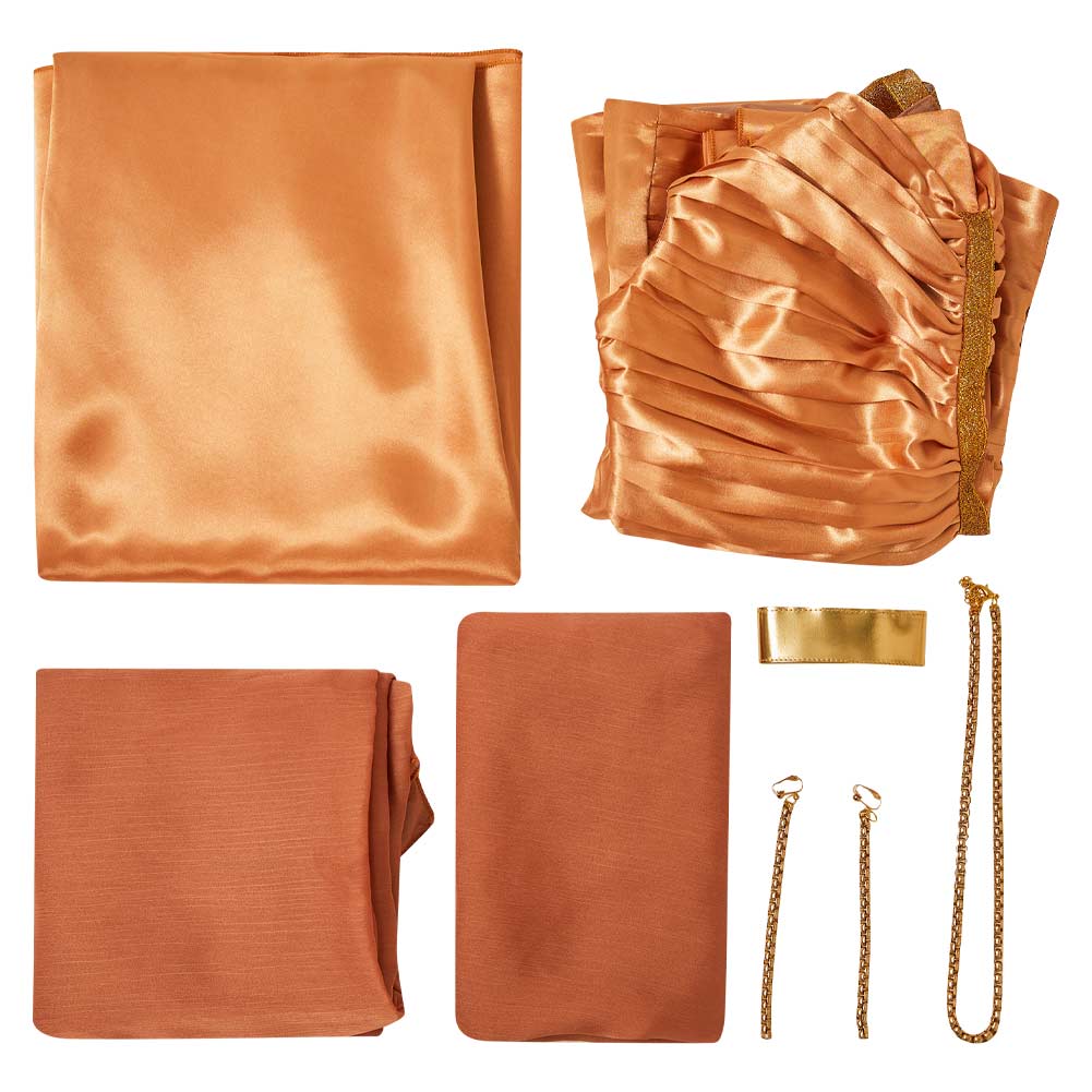 Mon Mothma gold Kostüm Set Cosplay Outfits