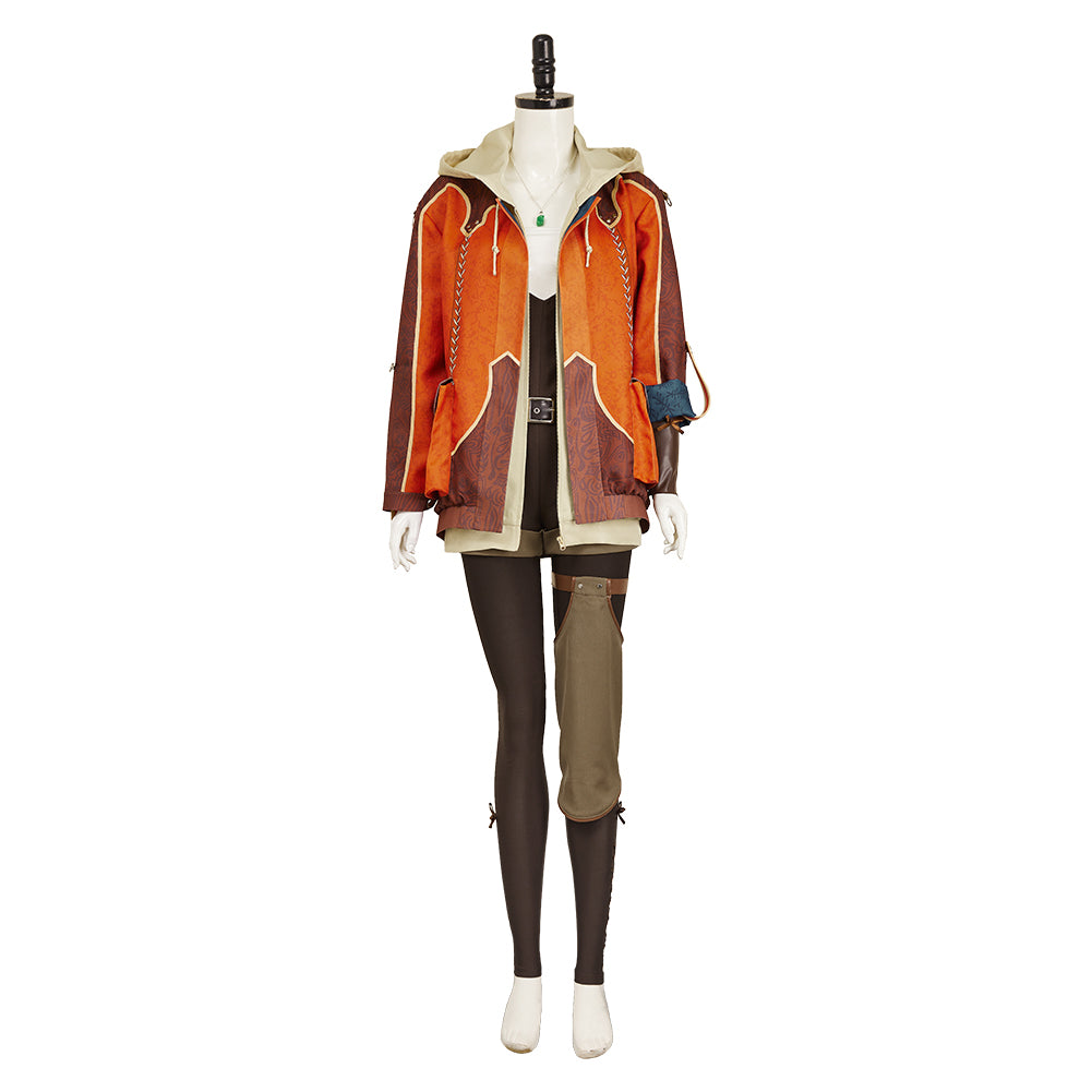 Monster Hunter Wilds Alma Kostüm Cosplay Outfits