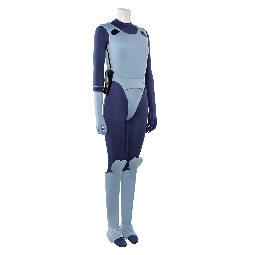 Motoko Kusanagi blau Jumpsuit Ghost in the Shell The Major Cosplay Outfit
