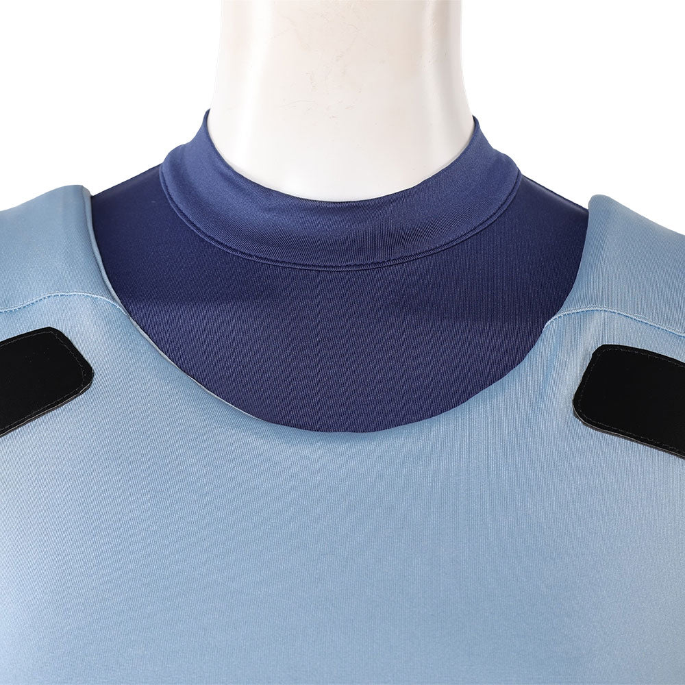 Motoko Kusanagi blau Jumpsuit Ghost in the Shell The Major Cosplay Outfit