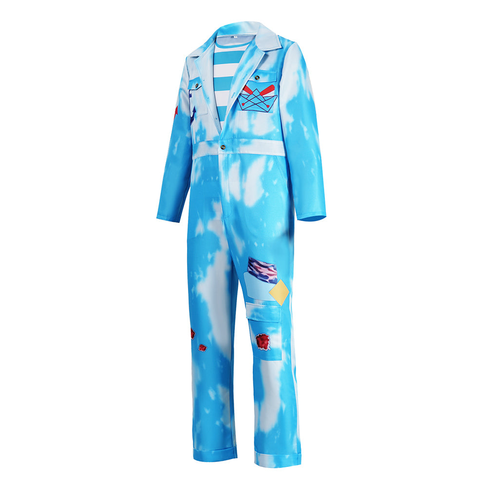 Mr. Smee blau Kostüm Set Descendants: Wicked Wonderland Mr. Smee Cosplay Outfit