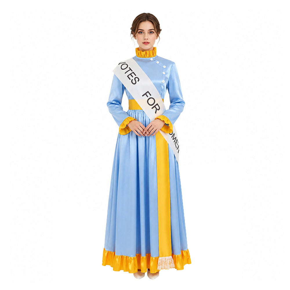 Mrs. Banks Kleid Mary Poppins Mrs. Banks blau Outfit
