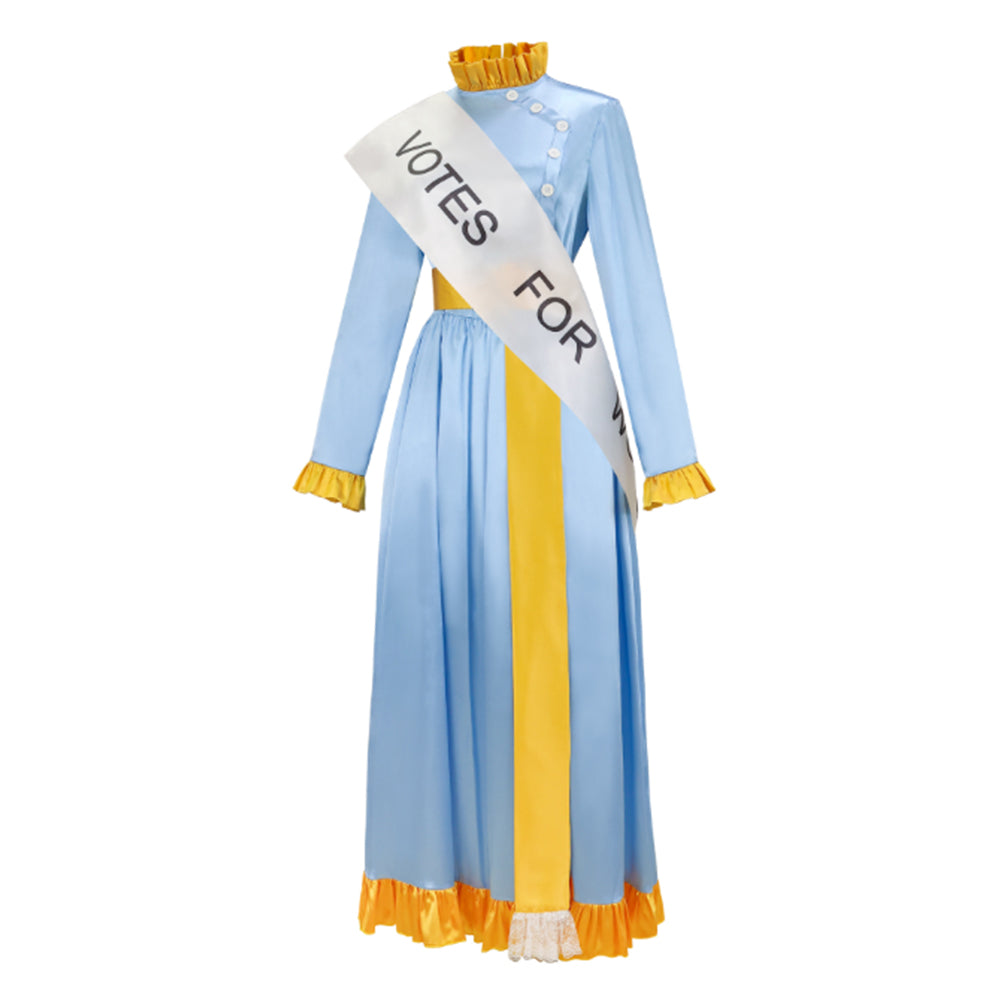 Mrs. Banks Kleid Mary Poppins Mrs. Banks blau Outfit