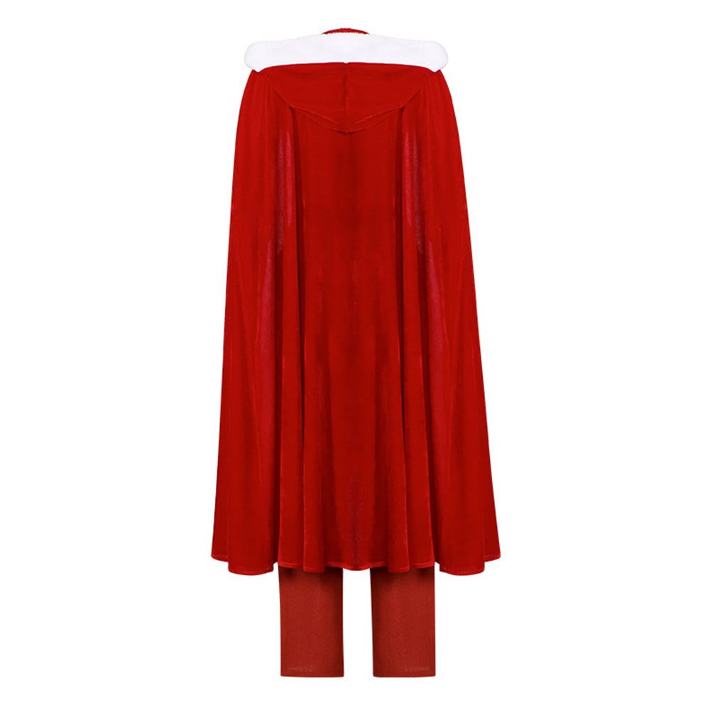Mrs. Claus rot Kostüm Set Violent Night 2 Mrs. Claus Cosplay Outfit