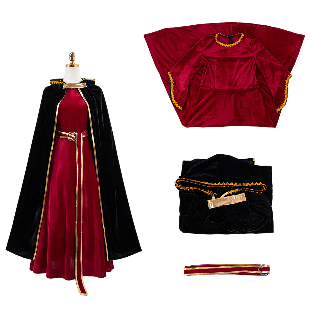 Mutter Gothel rot Kostüm Set Tangled Mutter Gothel Cosplay Outfit