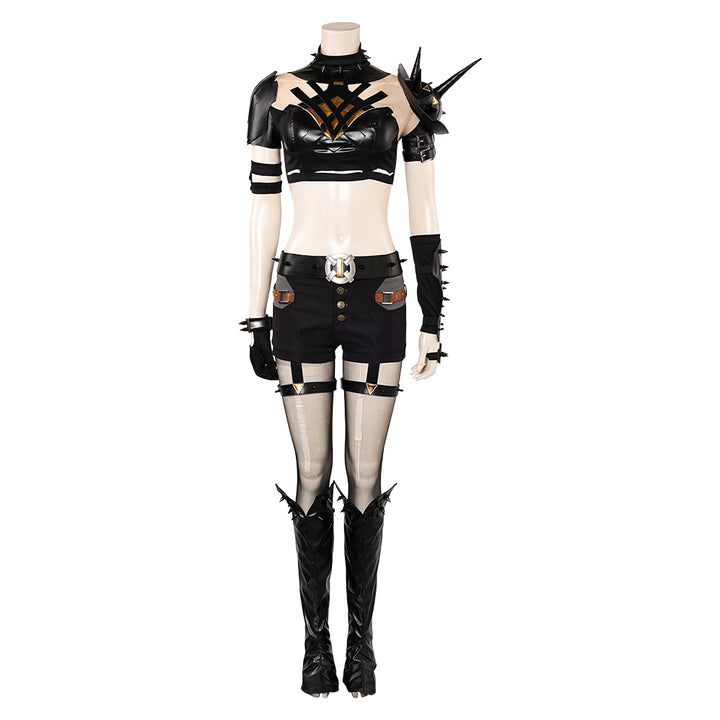 Costume Completo Agatha Harkness Per Cosplay Halloween 2024, Ispirato A 'Agatha All Along', Nero, Fatto A Mano, Taglia Juniores