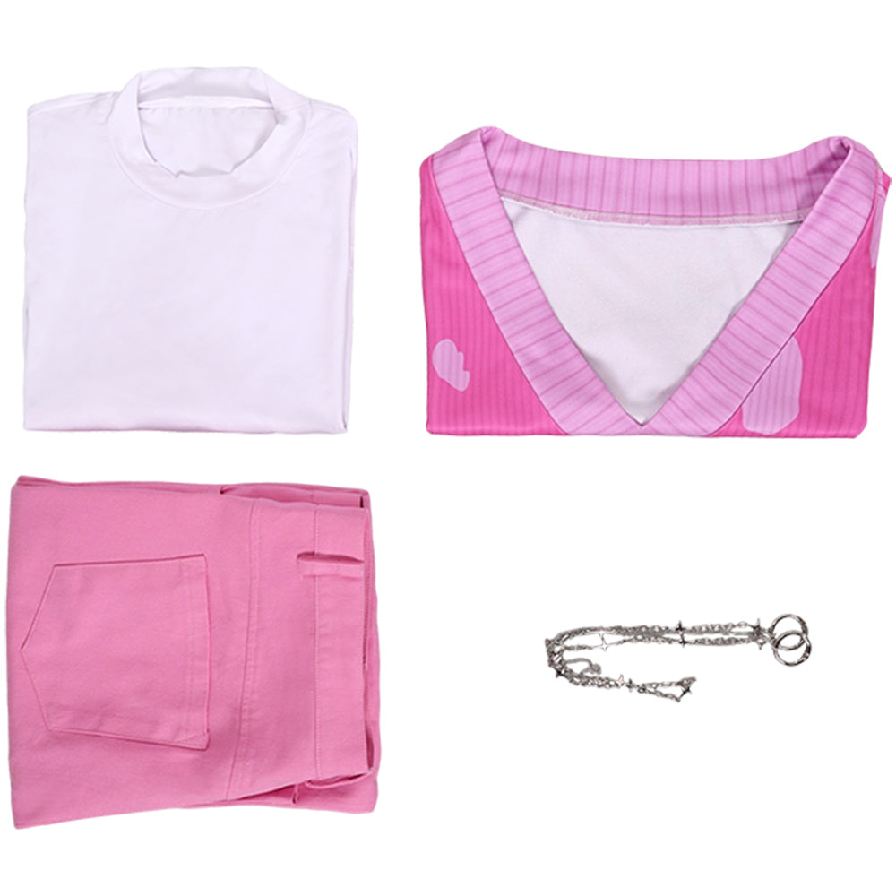 Mystery Saja rosa Kostüm Set K-Pop: Demon Hunters Saja Boys Mystery Saja Outfits