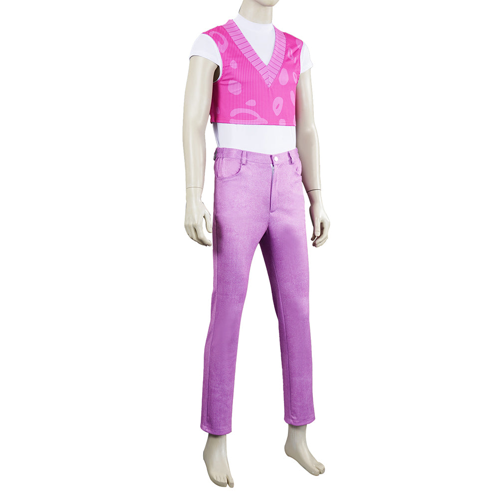 Mystery Saja rosa Kostüm Set Kpop Demon Hunters Saja Boys Mystery Cosplay Outfits