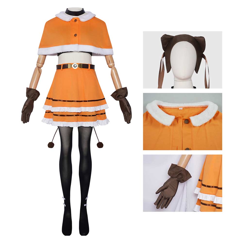 Nagisa Momoe gelb Kostüm Set Puella Magi Madoka Magica Nagisa Momoe Cosplay Outfit