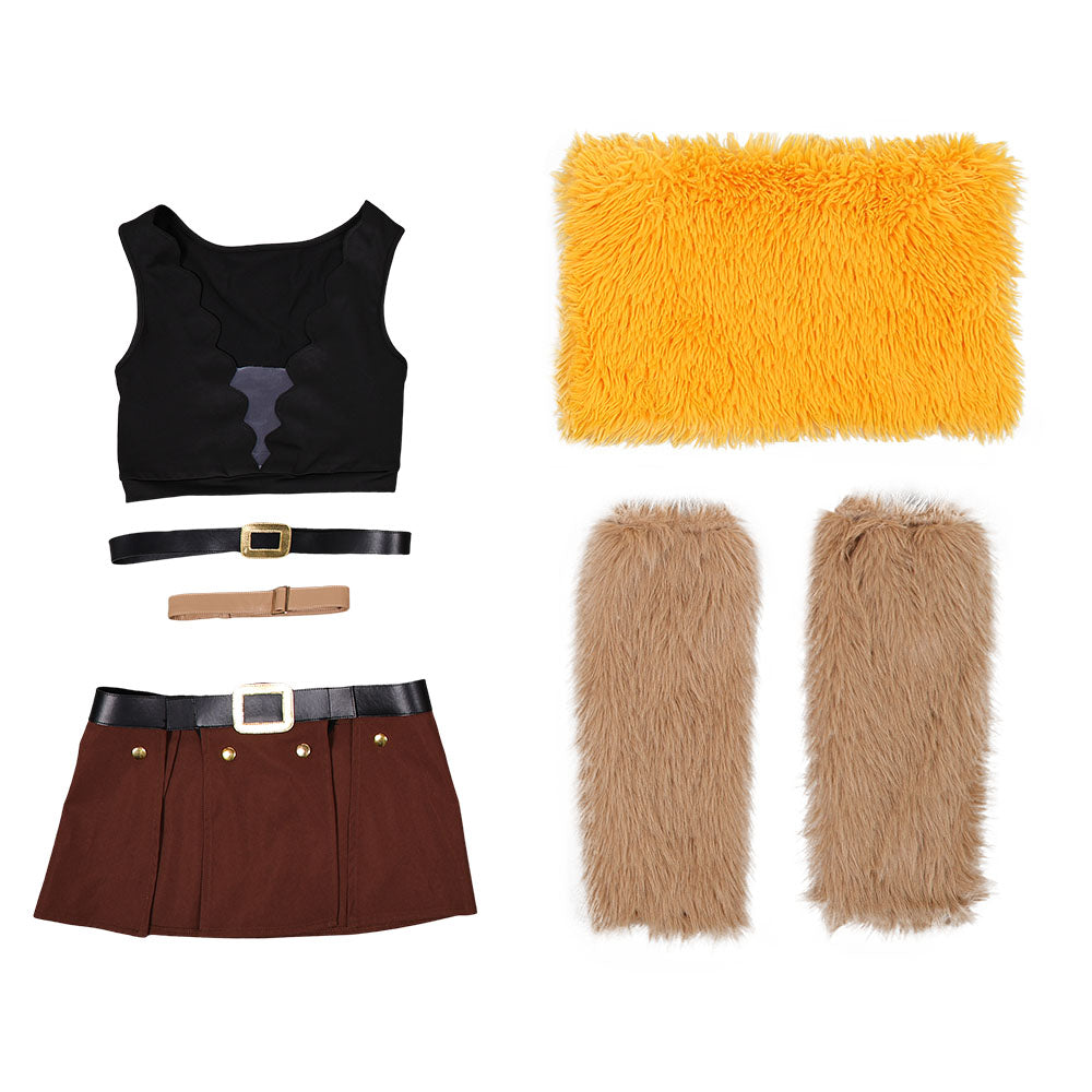 Nami Kostüm Set One Piece Nami gelb Cosplay Kostüm