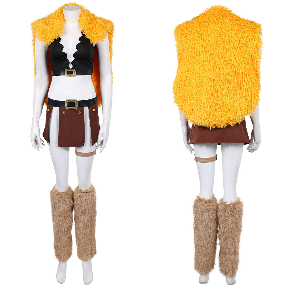 Nami Kostüm Set One Piece Nami gelb Cosplay Kostüm