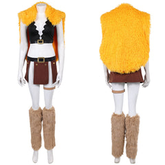 Nami Kostüm Set One Piece Nami gelb Cosplay Kostüm