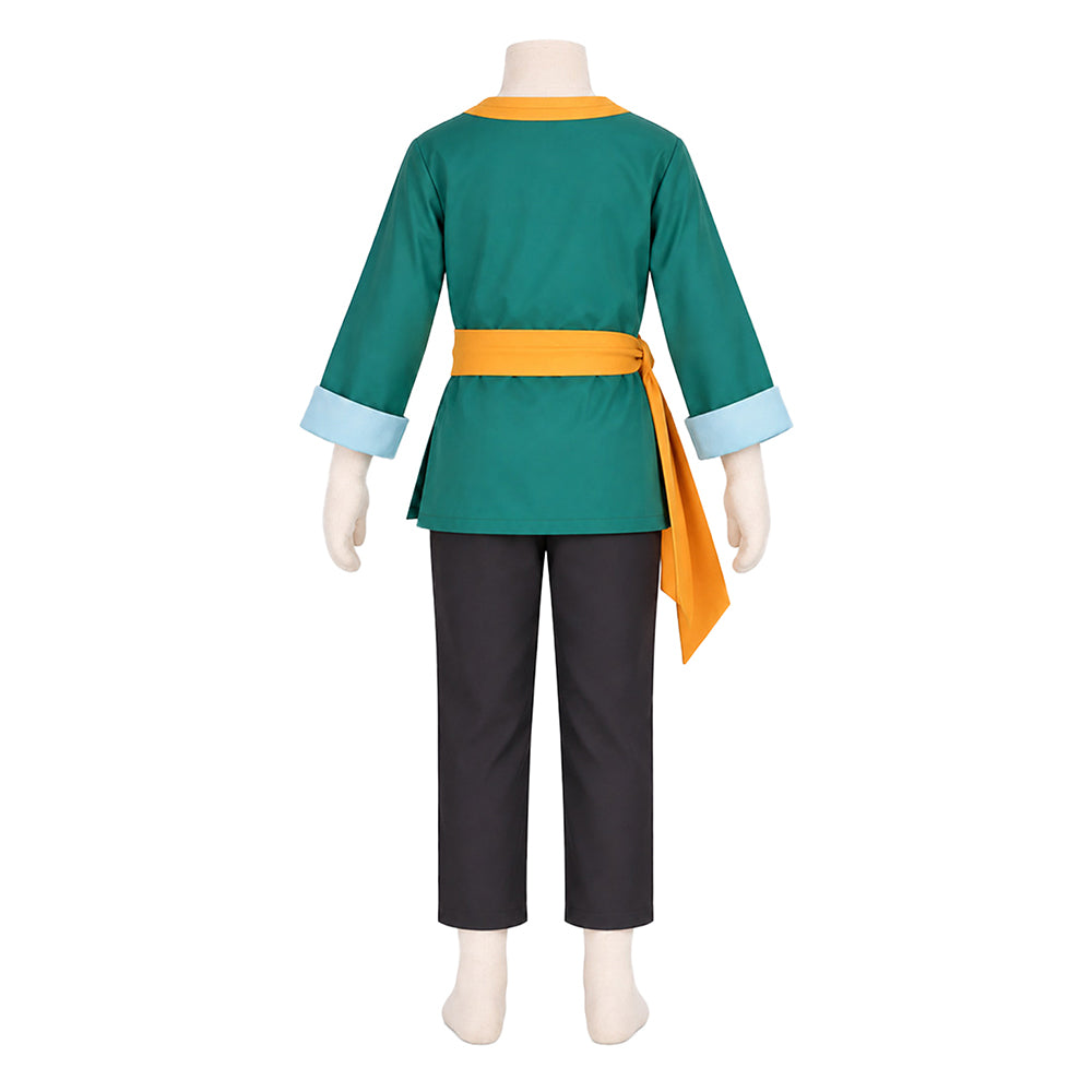 Natsuki Subaru Kinder grün Kostüm Set Re:Zero – Starting Life in Another World Natsuki Subaru Cosplay Outfit