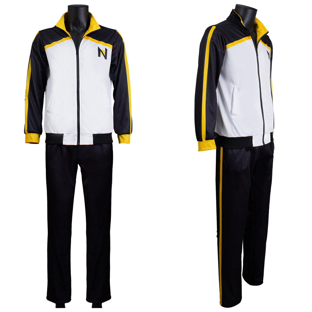 Natsuki Subaru schwarz weiß Kostüm Set Re Zero Natsuki Subaru Cosplay Outfit