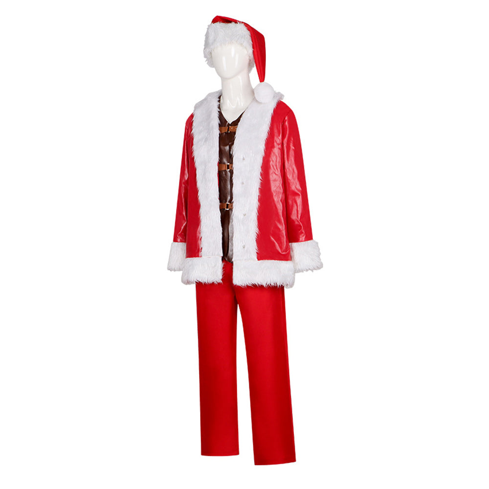 Nick rot Kostüm Set Violent Night Nick Cosplay Outfit