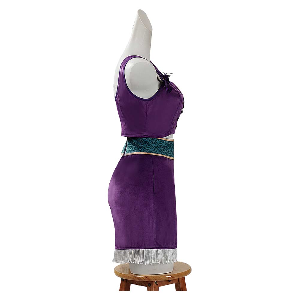 Nico Robin lila Outfit One Piece Nico Sommer Cosplay Kostüm