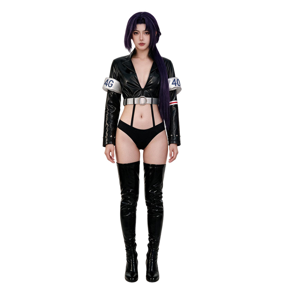 Nico Robin schwarz Kostüm Set One Piece Nico Robin Cosplay Outfit