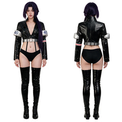 Nico Robin schwarz Kostüm Set One Piece Nico Robin Cosplay Outfit