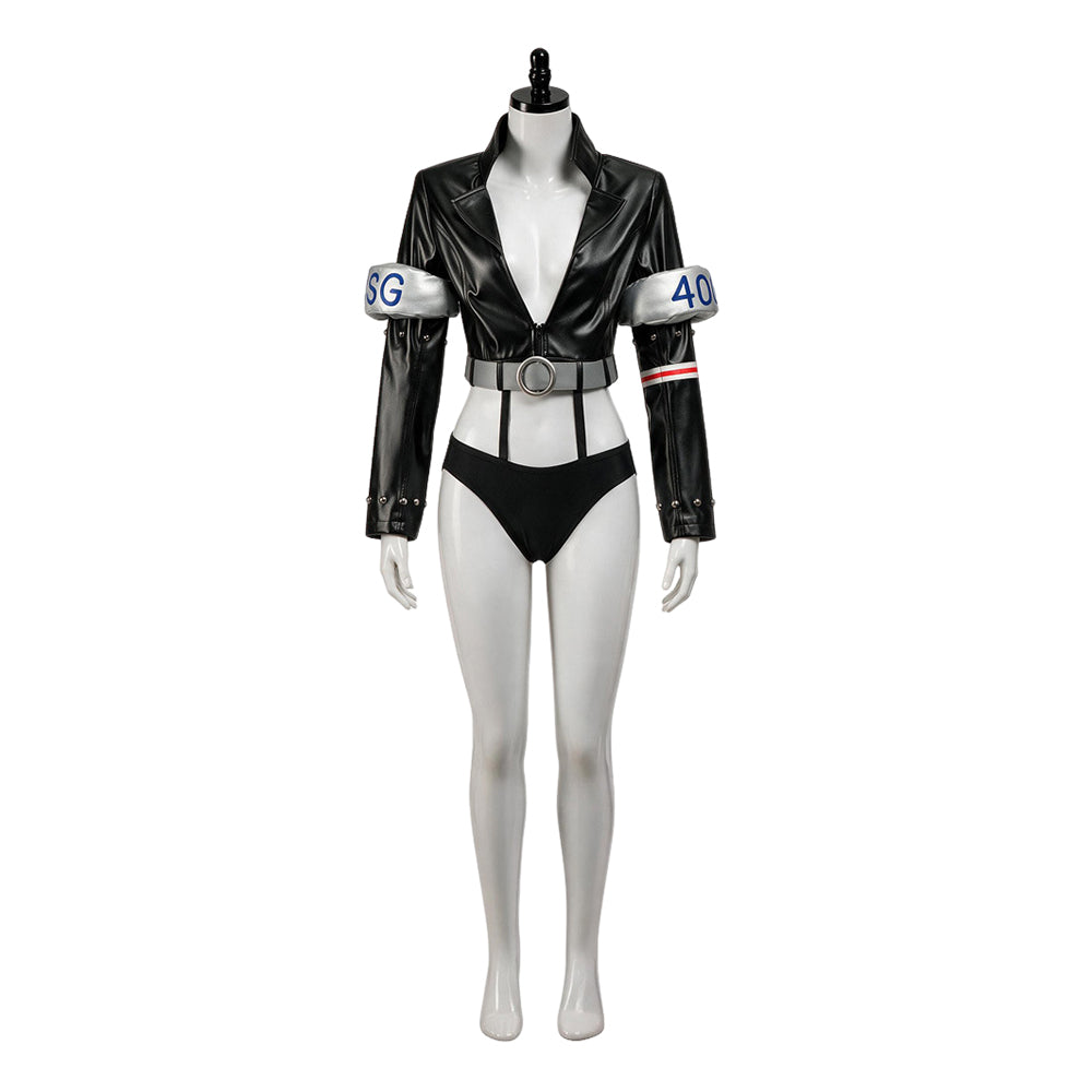 Nico Robin schwarz Kostüm Set One Piece Nico Robin Cosplay Outfit