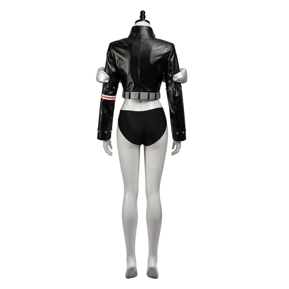 Nico Robin schwarz Kostüm Set One Piece Nico Robin Cosplay Outfit