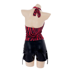 ​Nikki Freeman rot-schwarz Kostüm Set Obsession Nikki Freeman Cosplay Outfit