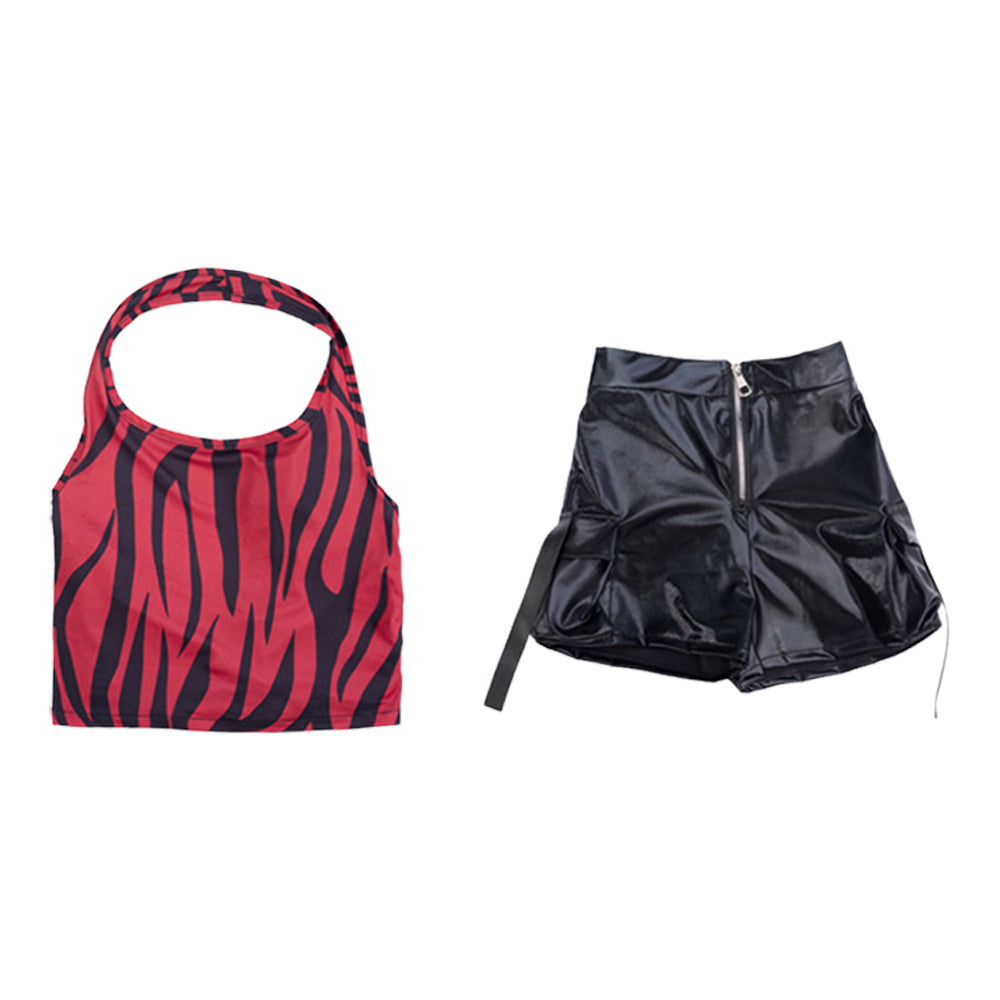 Nikki rot schwarz Kostüm Set Obsession Nikki Cosplay Outfit 