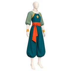 Nisha grün Kostüm Set Avatar – Die sieben Häfen Nisha Cosplay Outfit 