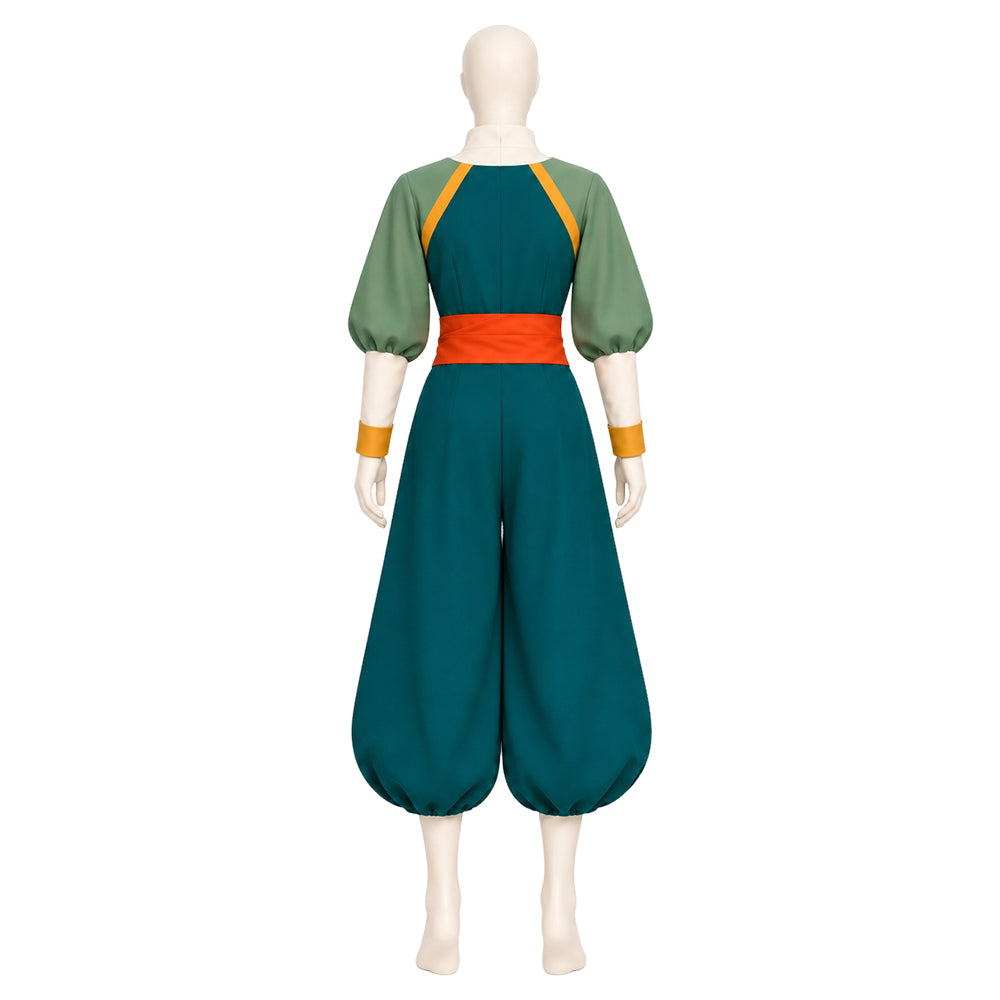 Nisha grün Kostüm Set Avatar – Die sieben Häfen Nisha Cosplay Outfit 