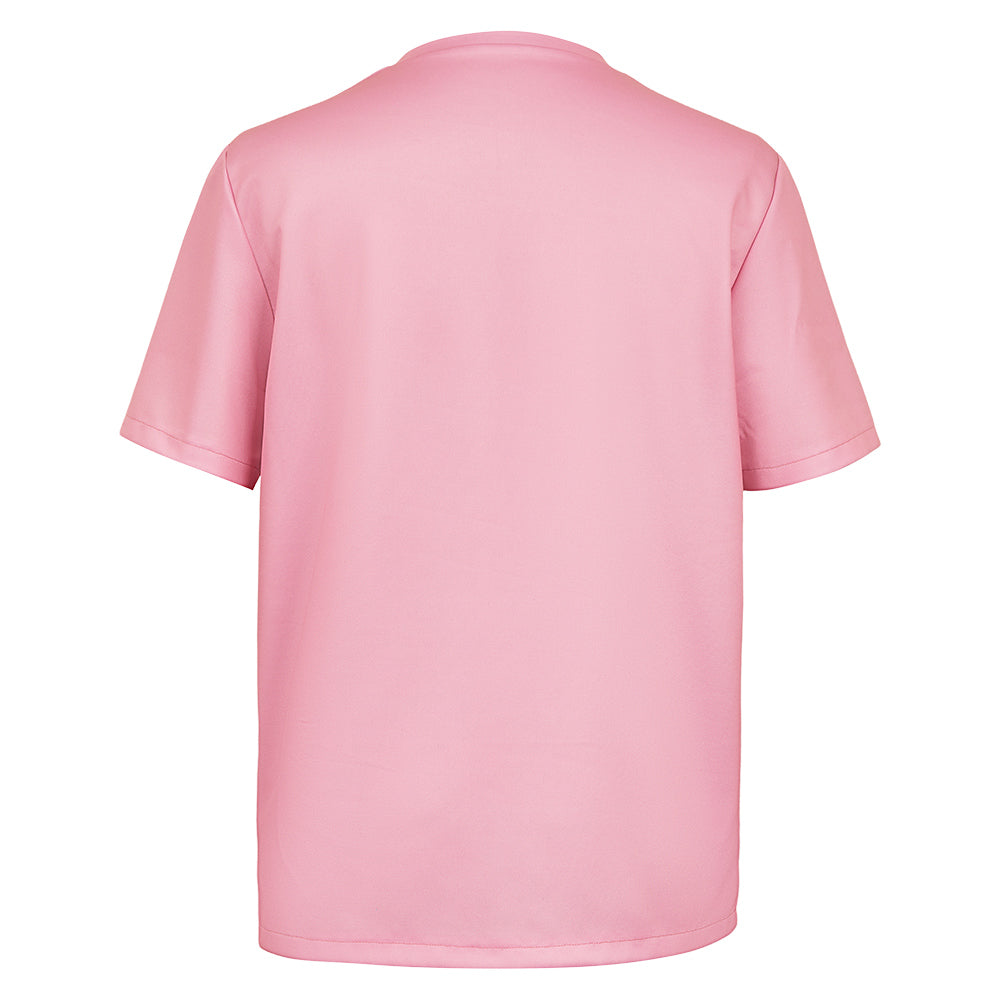 Nnu-Anu-Kf Pink T-Shirt Takopi's Original Sin Takopi Cosplay Outfits