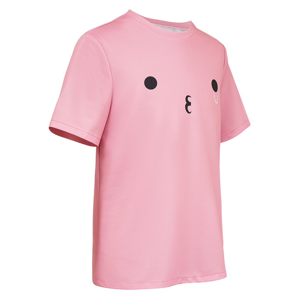Nnu-Anu-Kf Pink T-Shirt Takopi's Original Sin Takopi Cosplay Outfits