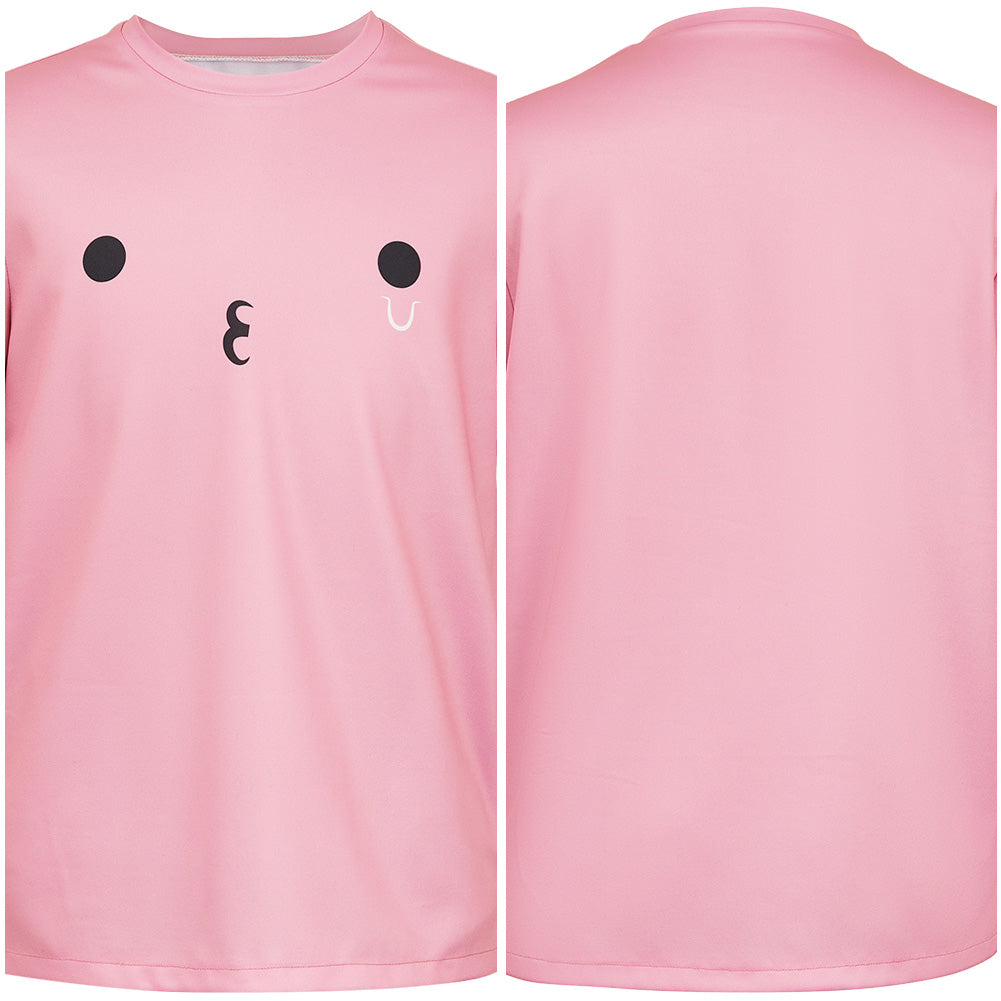 Nnu-Anu-Kf Pink T-Shirt Takopi's Original Sin Takopi Cosplay Outfits