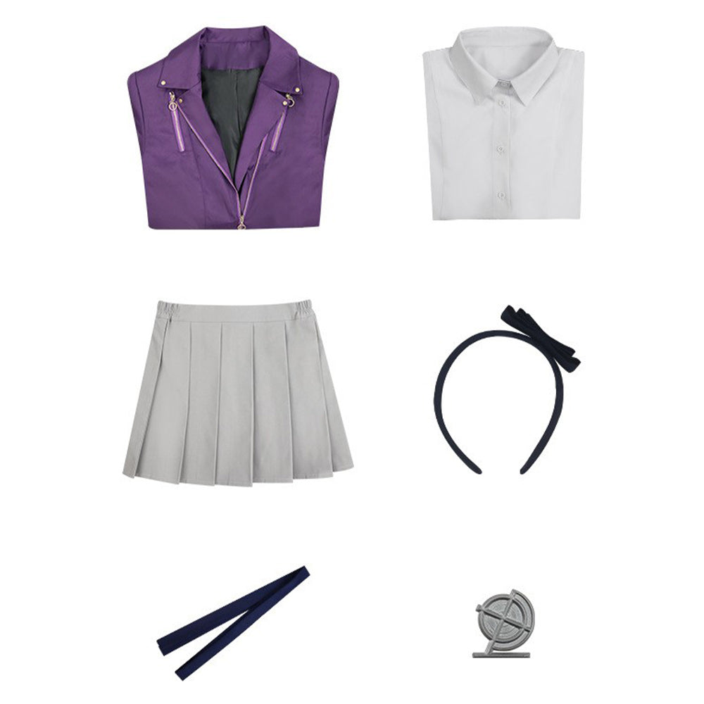 Nozomi Kirifuji Uniform The Hundred Line Nozomi Cosplay Outfits