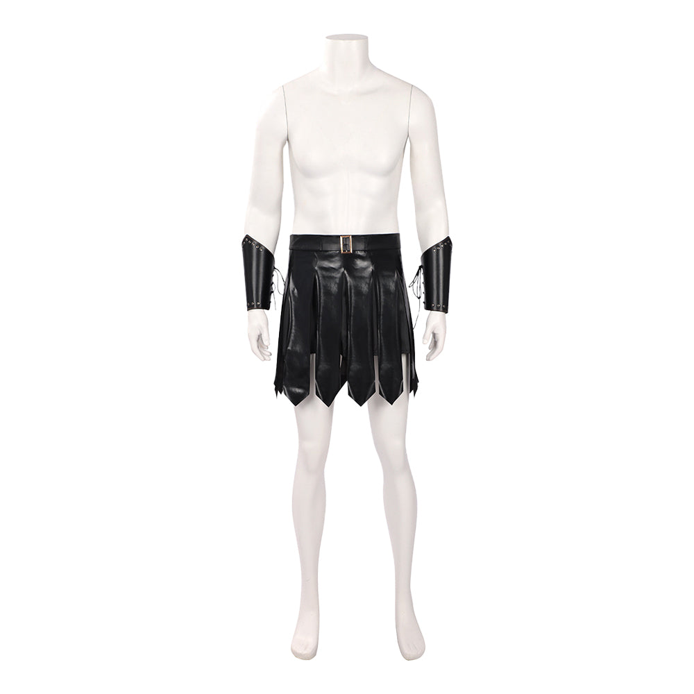 Odysseus schwarz Rock Armstulpen Kostüm Die Odyssee Odysseus Cosplay Zubehör