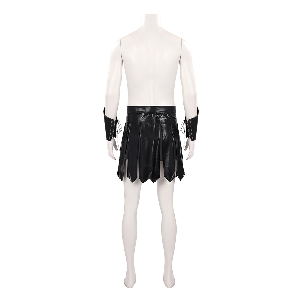 Odysseus schwarz Rock Armstulpen Kostüm Die Odyssee Odysseus Cosplay Zubehör