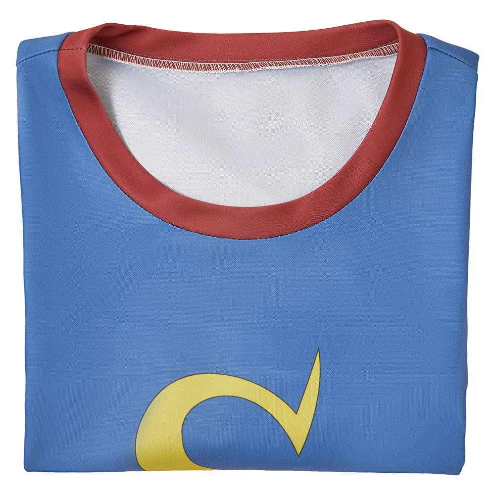 Okita Sougo blau T-Shirt Gintama Sougo Cosplay Outfits