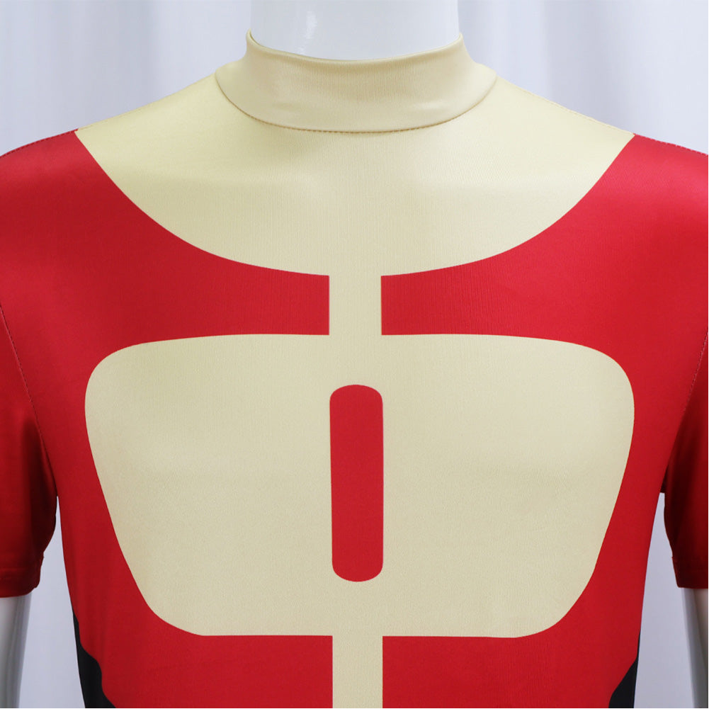 Oliver Grayson II - Invincible Kid Omni-Man rot gelb Jumpsuit Cosplay Outfit