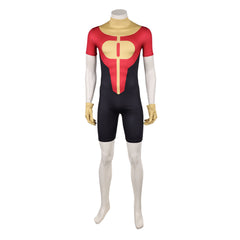 Oliver Grayson rot gelb Jumpsuit Invincible Omni-Man Cosplay Outfit