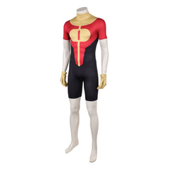 Oliver Grayson rot gelb Jumpsuit Invincible Omni-Man Cosplay Outfit