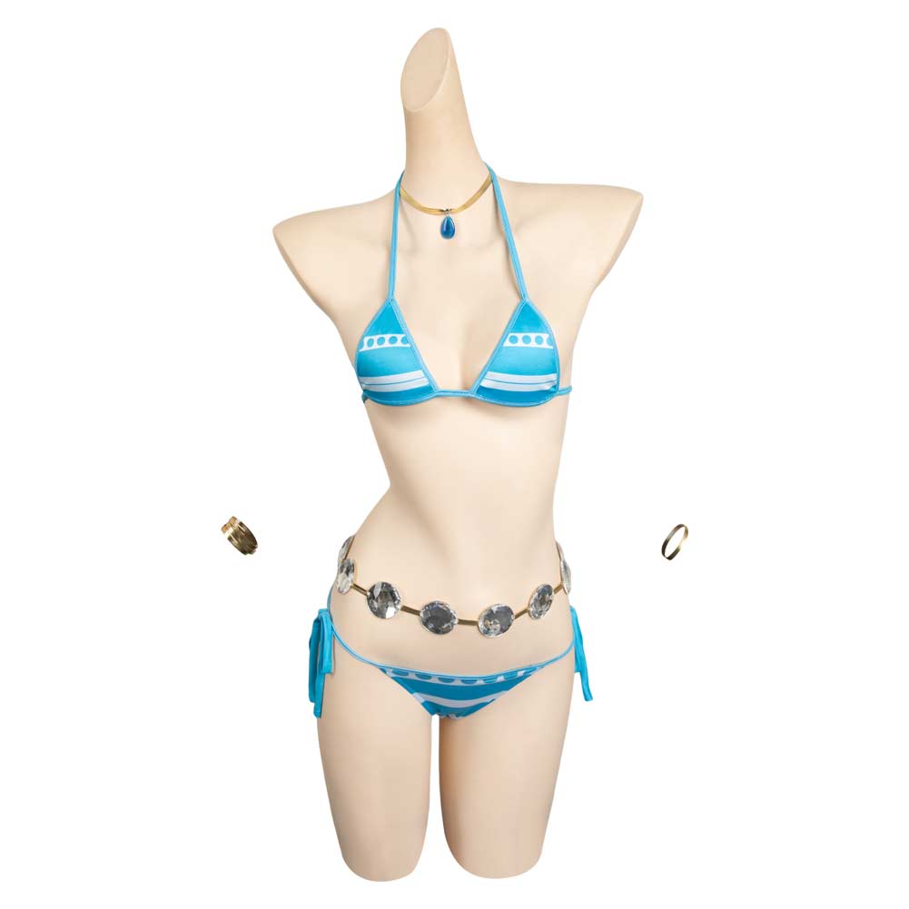 One Piece Nami Bademode Sommer 3tlg. Badeanzug Bikini