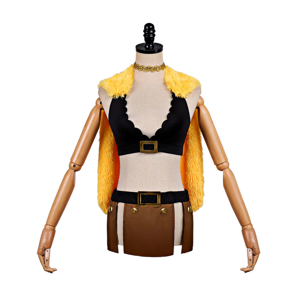 One Piece Nami gelb Outfit Cat Burglar Nami Cosplay Kostüm