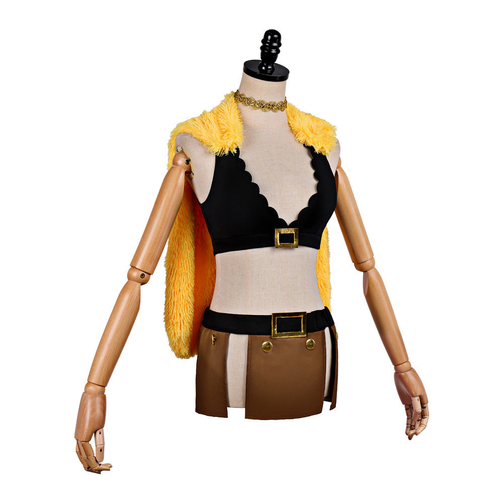 One Piece Nami gelb Outfit Cat Burglar Nami Cosplay Kostüm