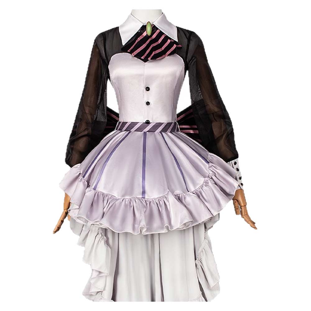 Perona braun lila Kostüm Set One Piece Ghost Princess Cosplay Outfit