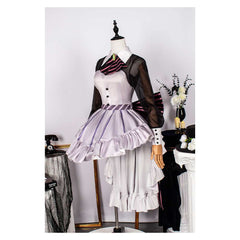 Perona braun lila Kostüm Set One Piece Ghost Princess Cosplay Outfit