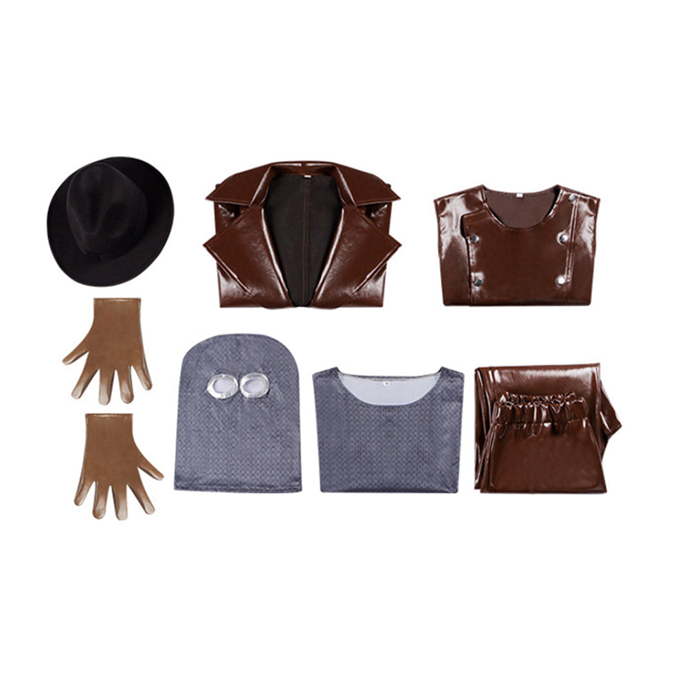 Peter Parker braun Kostüm SET Noir Peter Parker Cosplay Outfit
